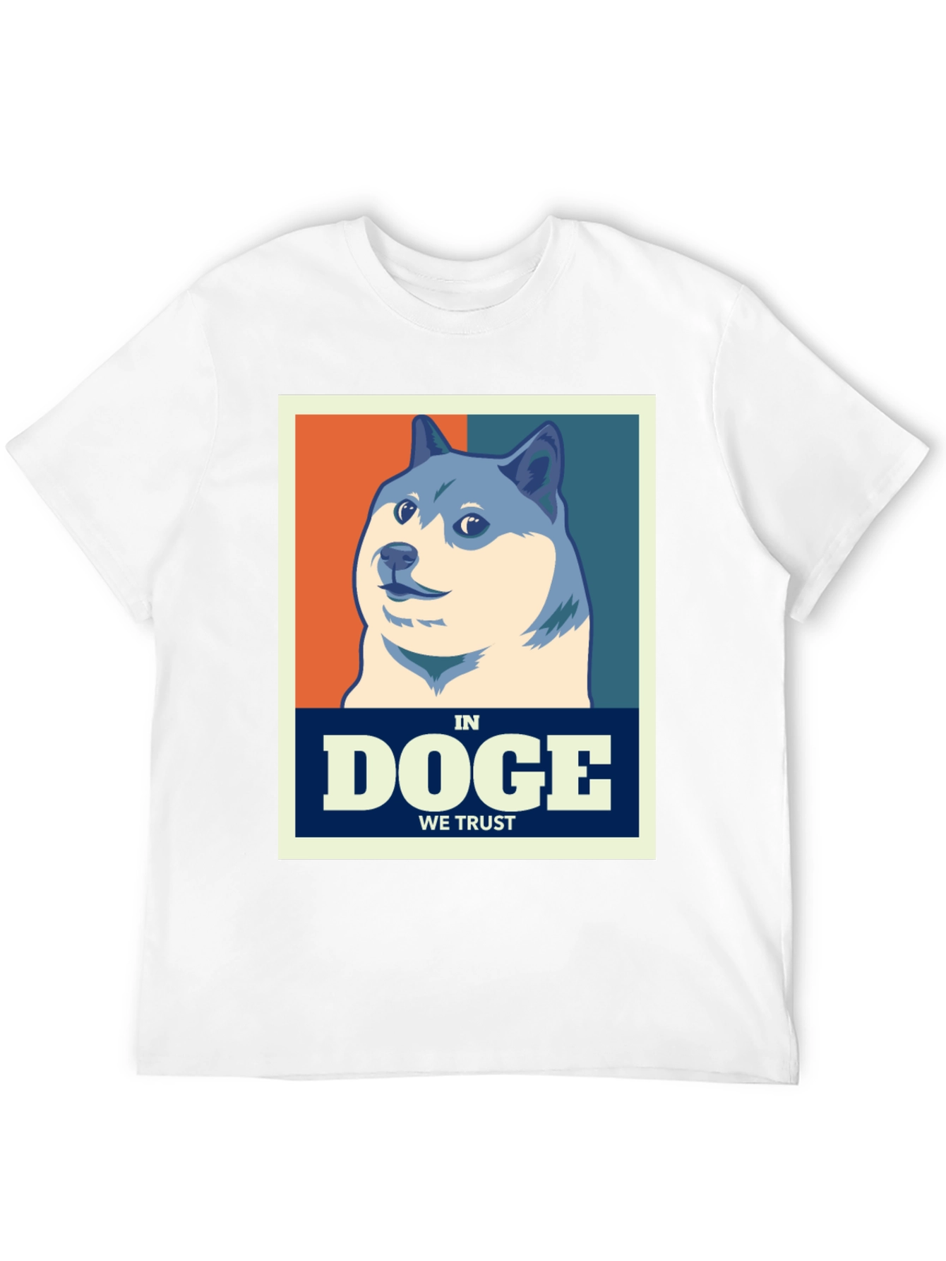 Doge In We Trust T-Shirt - Meme Coin Apparel