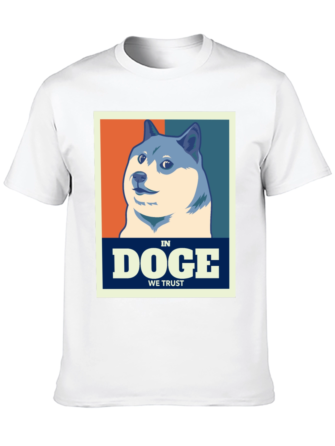 Doge In We Trust T-Shirt - Meme Coin Apparel