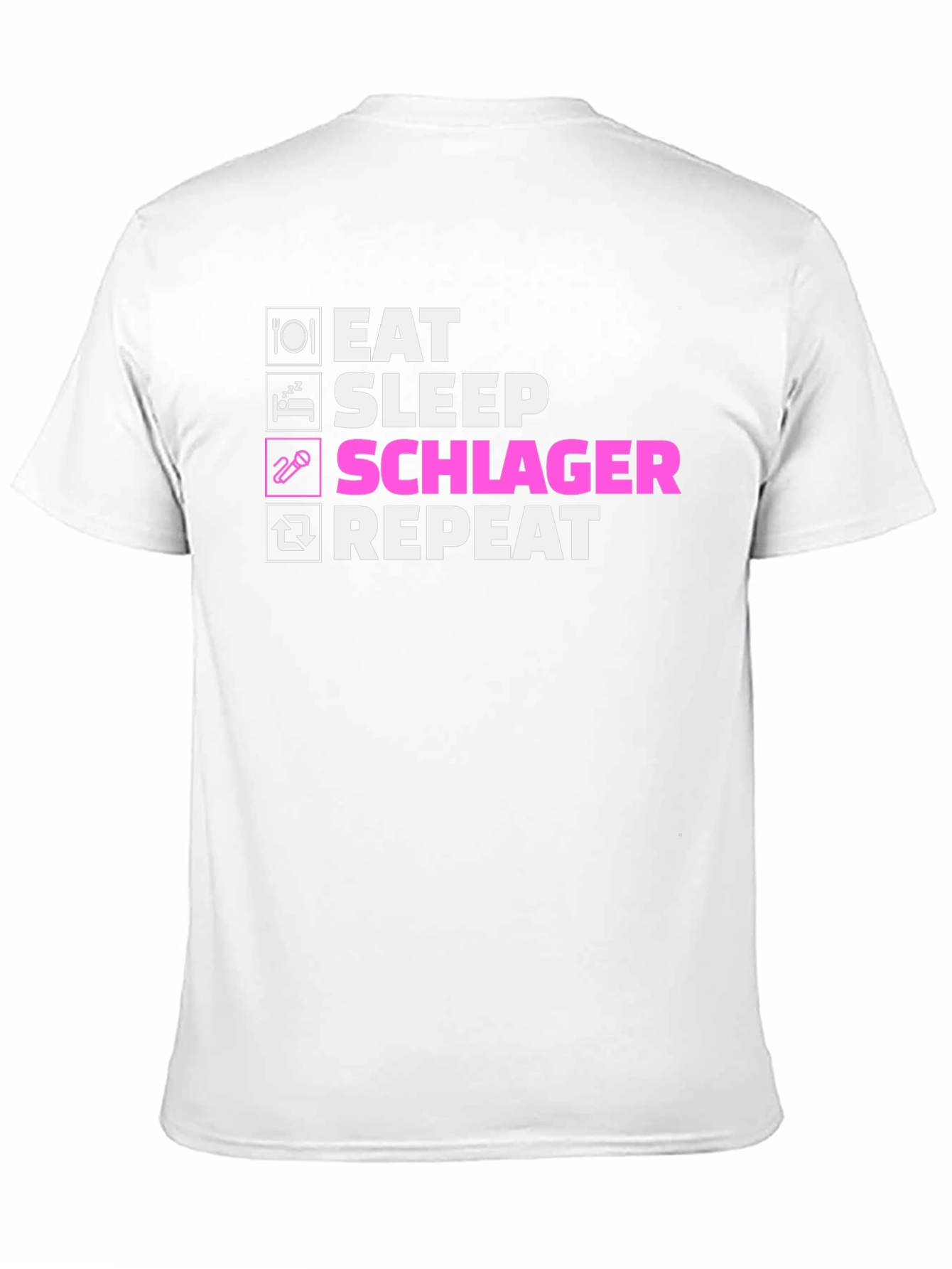 Eat Sleep Schlager Repeat T-Shirt
