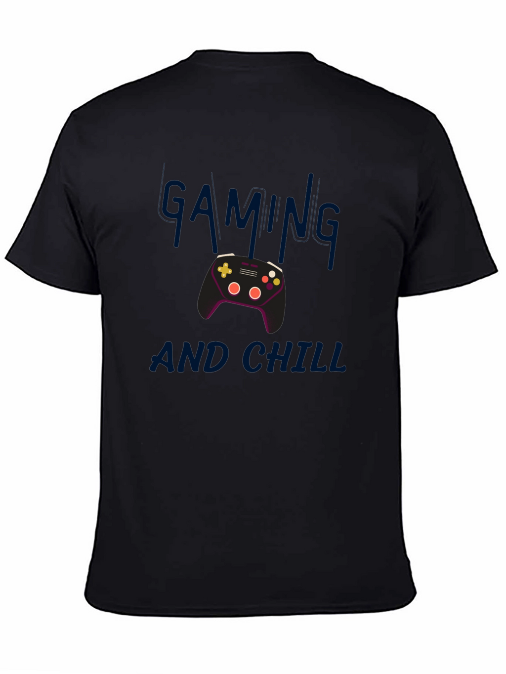 Gaming and Chill Black T-Shirt