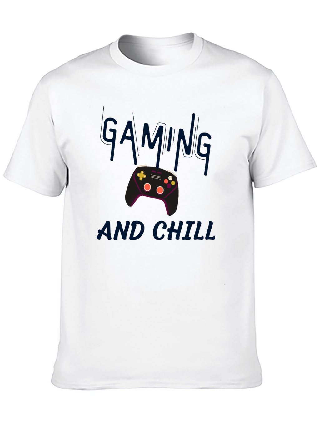 Gaming and Chill Black T-Shirt