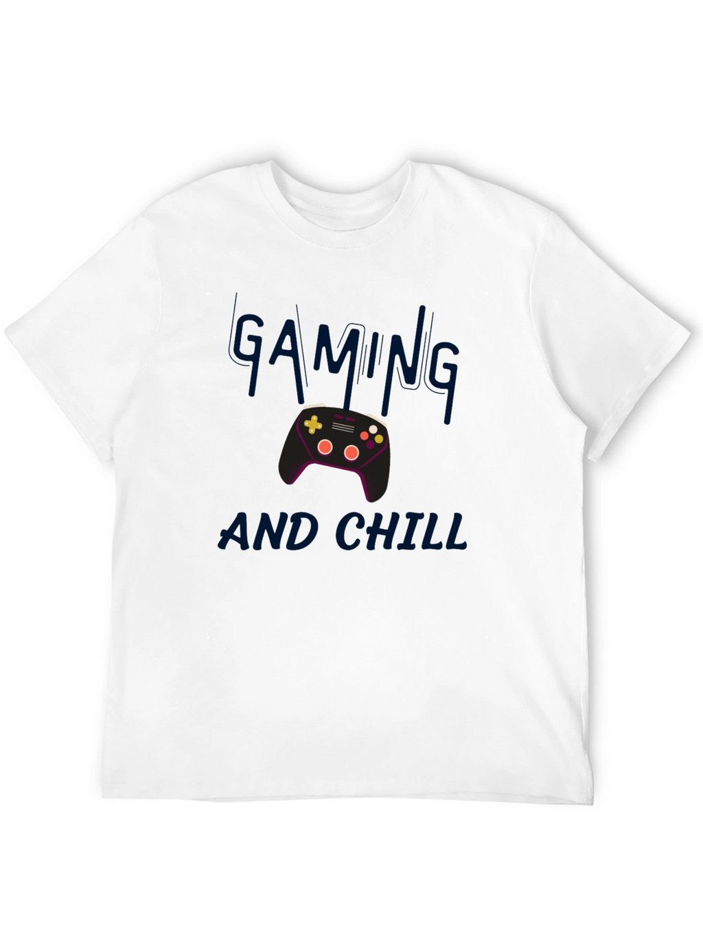 Gaming and Chill Black T-Shirt