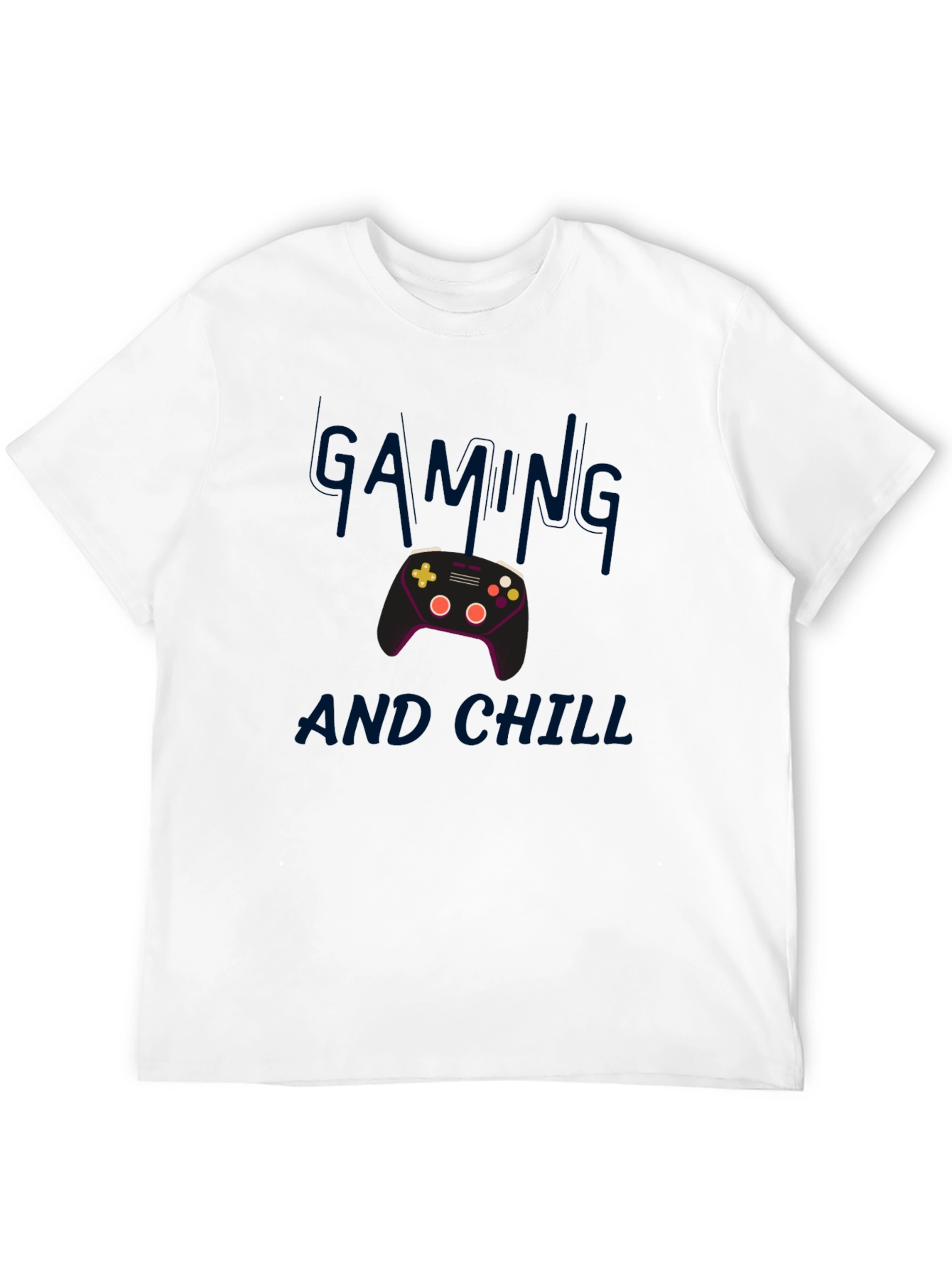 Gaming and Chill Black T-Shirt