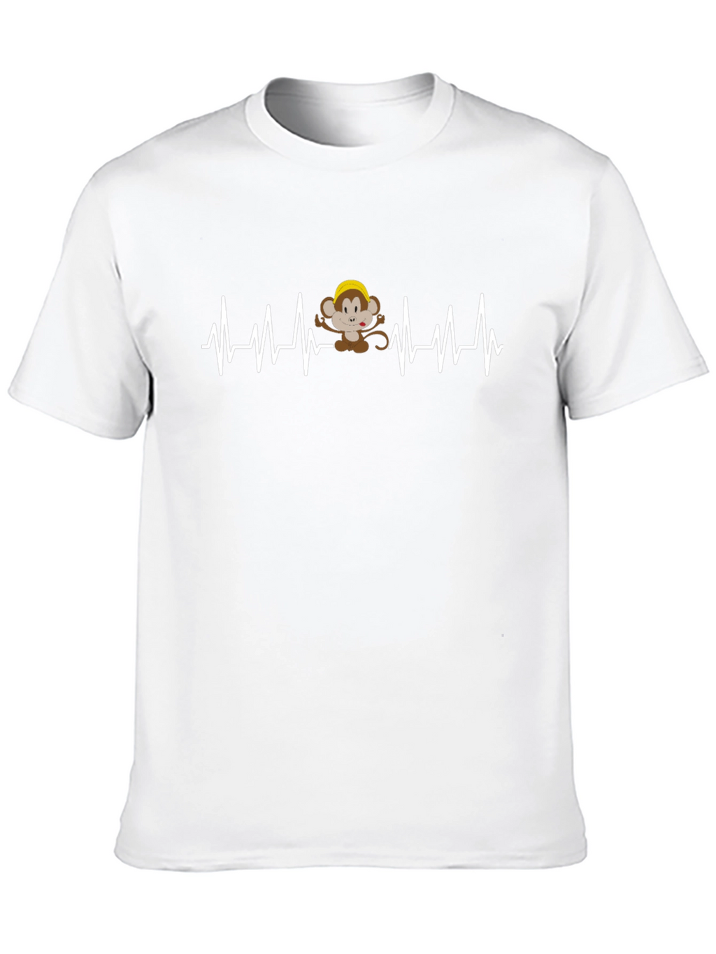 Monkey Heartbeat T-Shirt - Funny & Unique