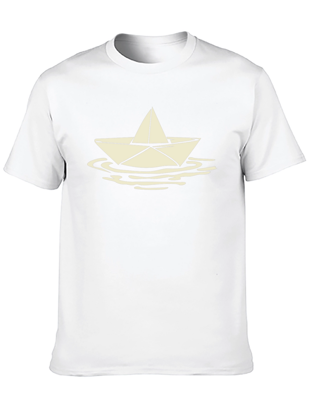Paper Boat Tee - Mens Black Graphic T-Shirt