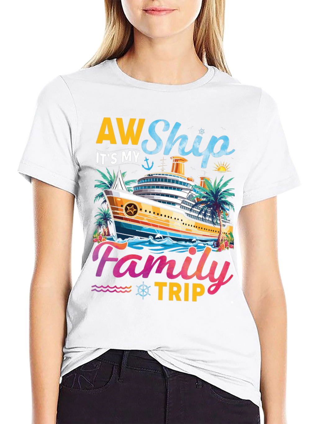 AW Ship Its My Family Trip Cruise T-Shirt