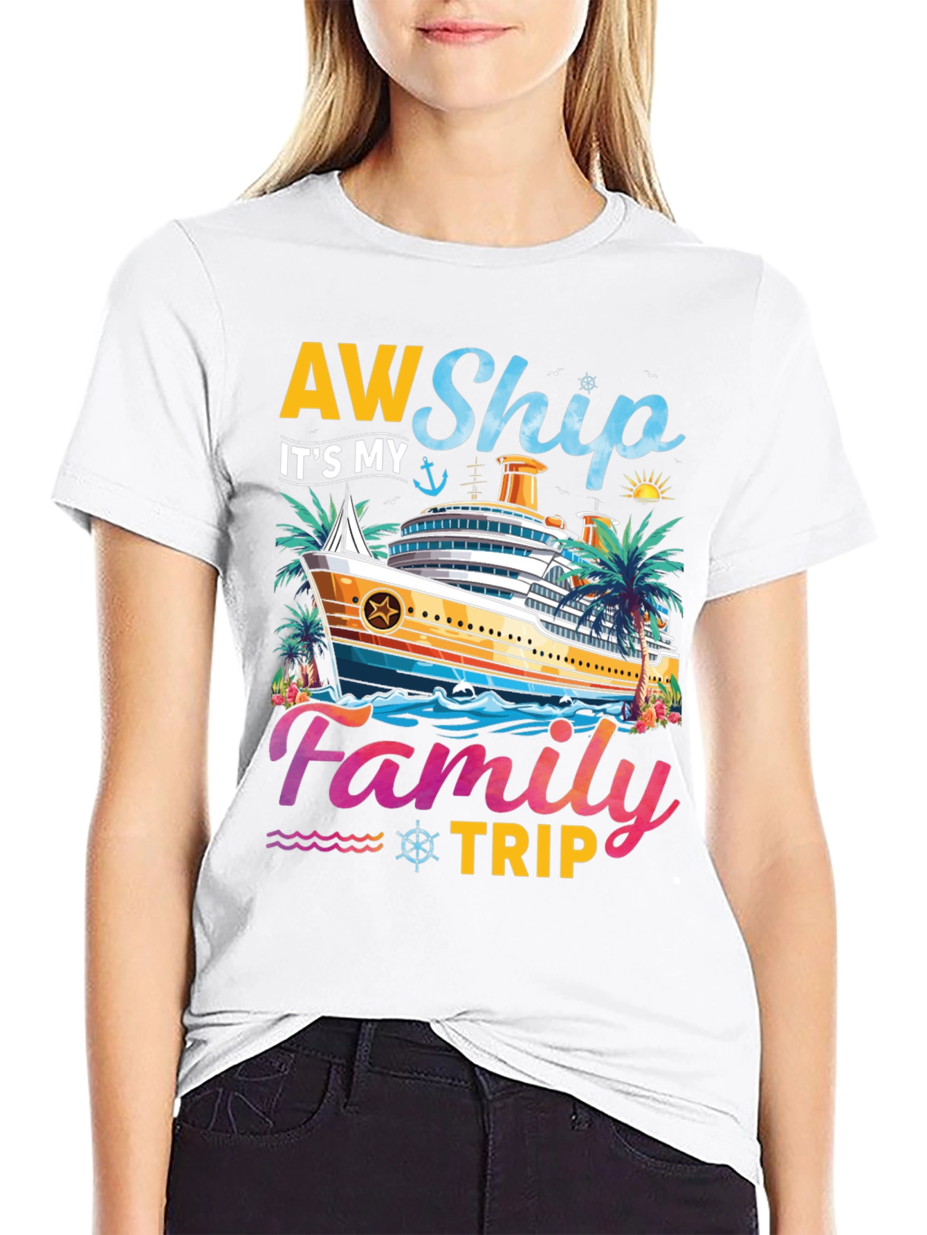 AW Ship Its My Family Trip Cruise T-Shirt