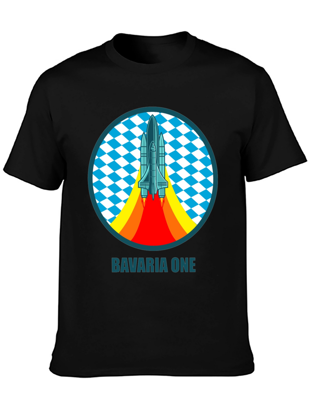 Bavaria One Space Shuttle T-Shirt - Retro Design