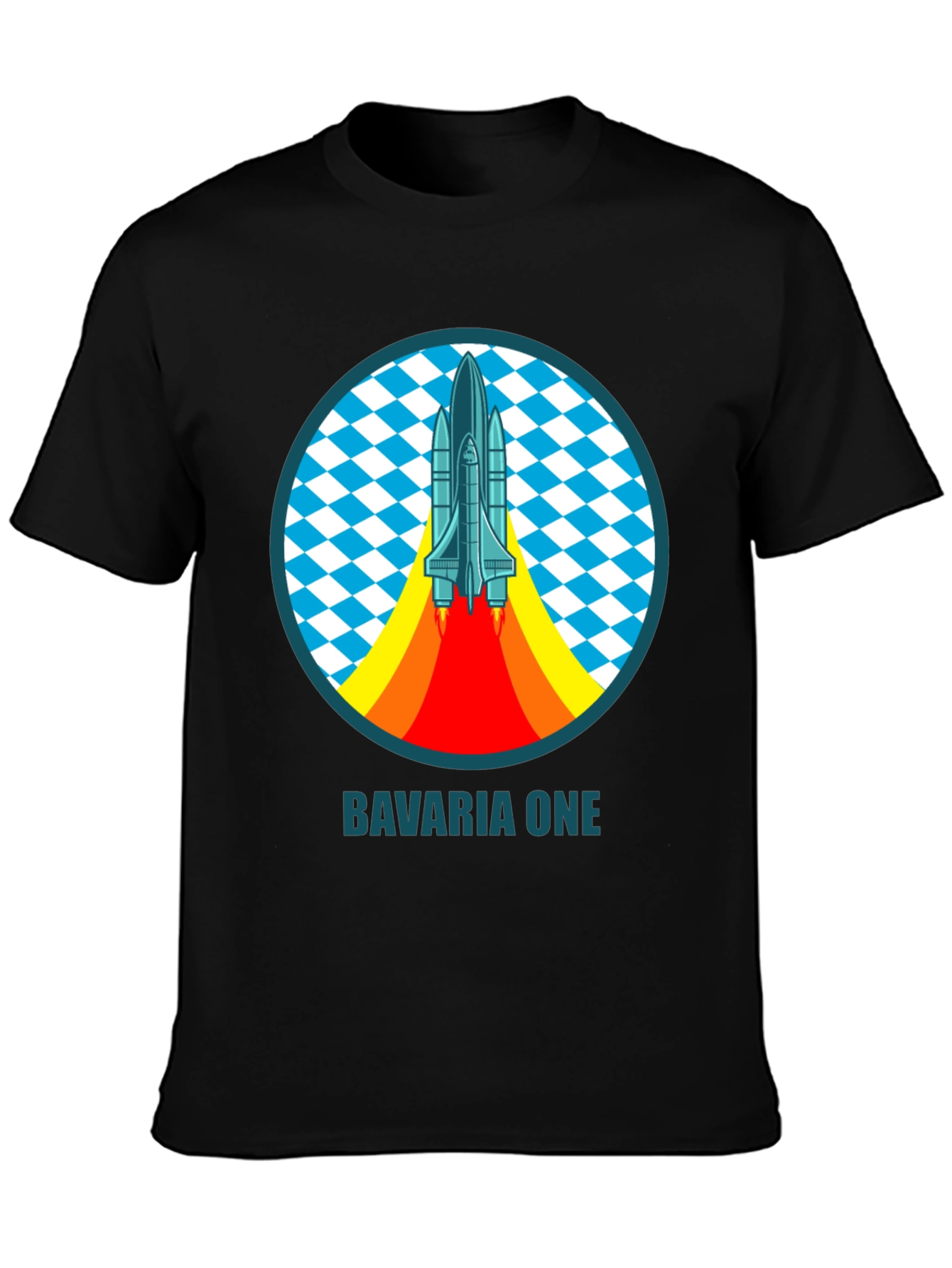 Bavaria One Space Shuttle T-Shirt - Retro Design