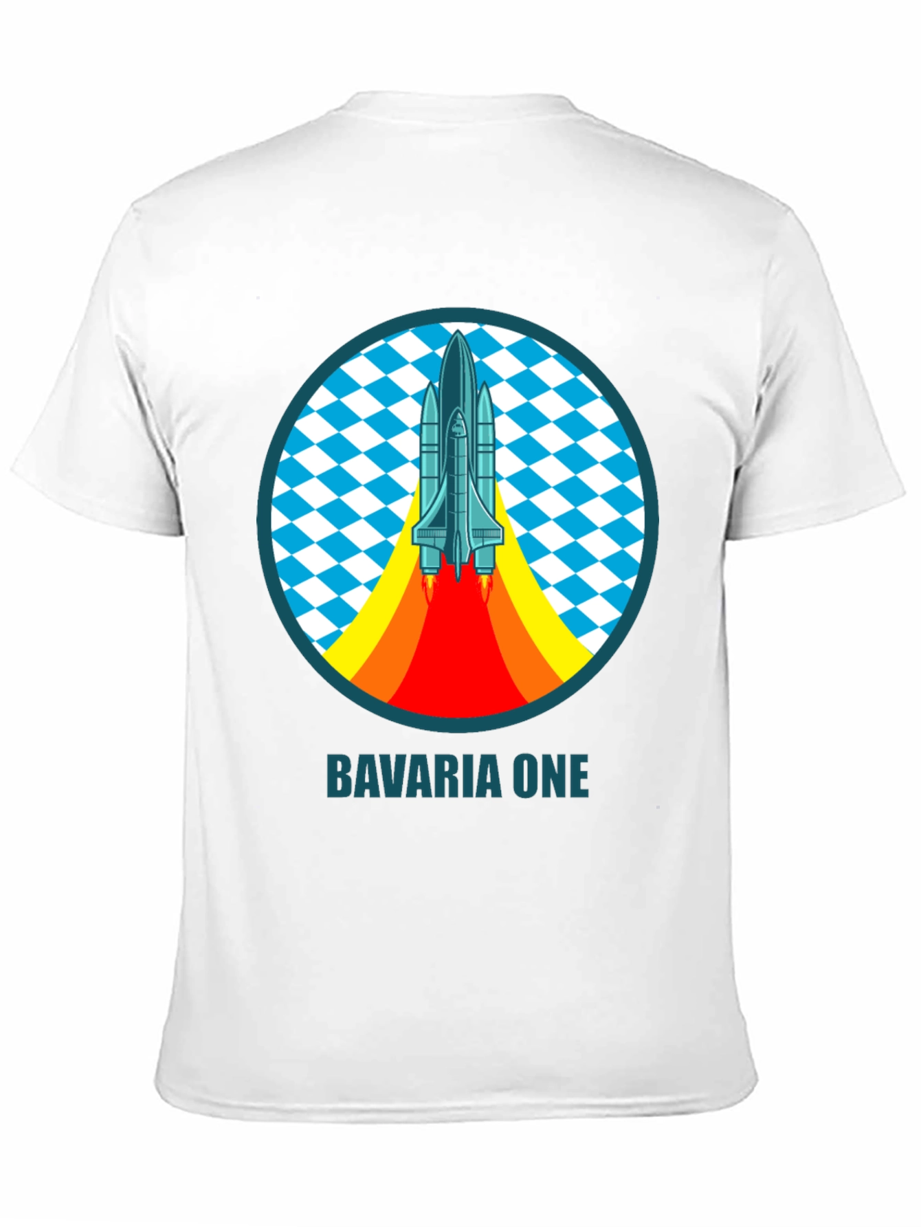 Bavaria One Space Shuttle T-Shirt - Retro Design