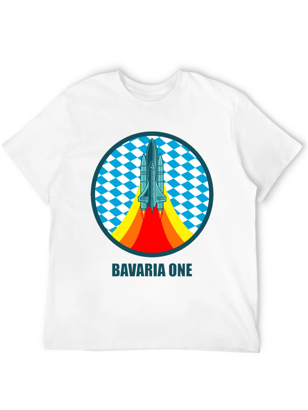 Bavaria One Space Shuttle T-Shirt - Retro Design