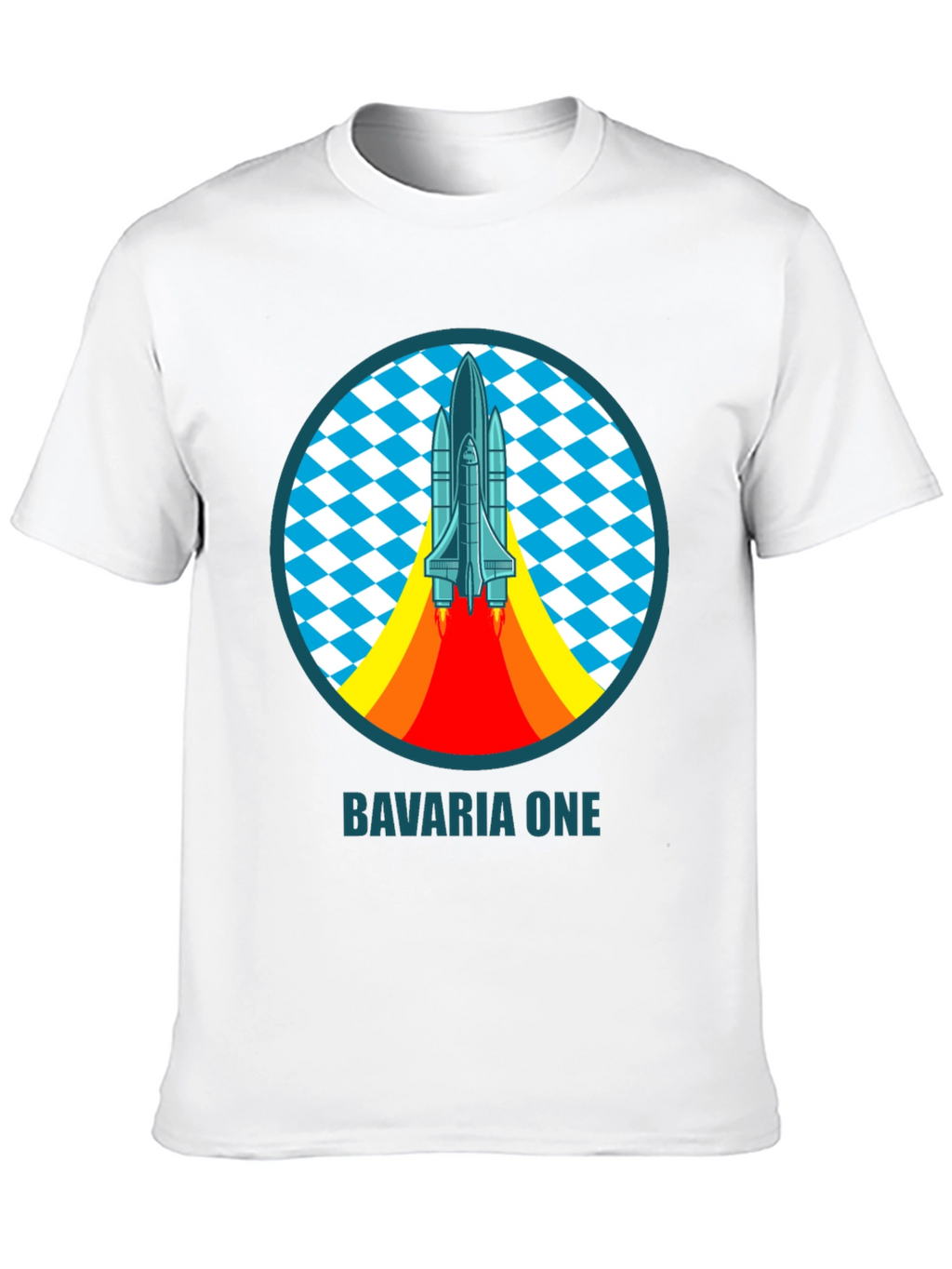 Bavaria One Space Shuttle T-Shirt - Retro Design