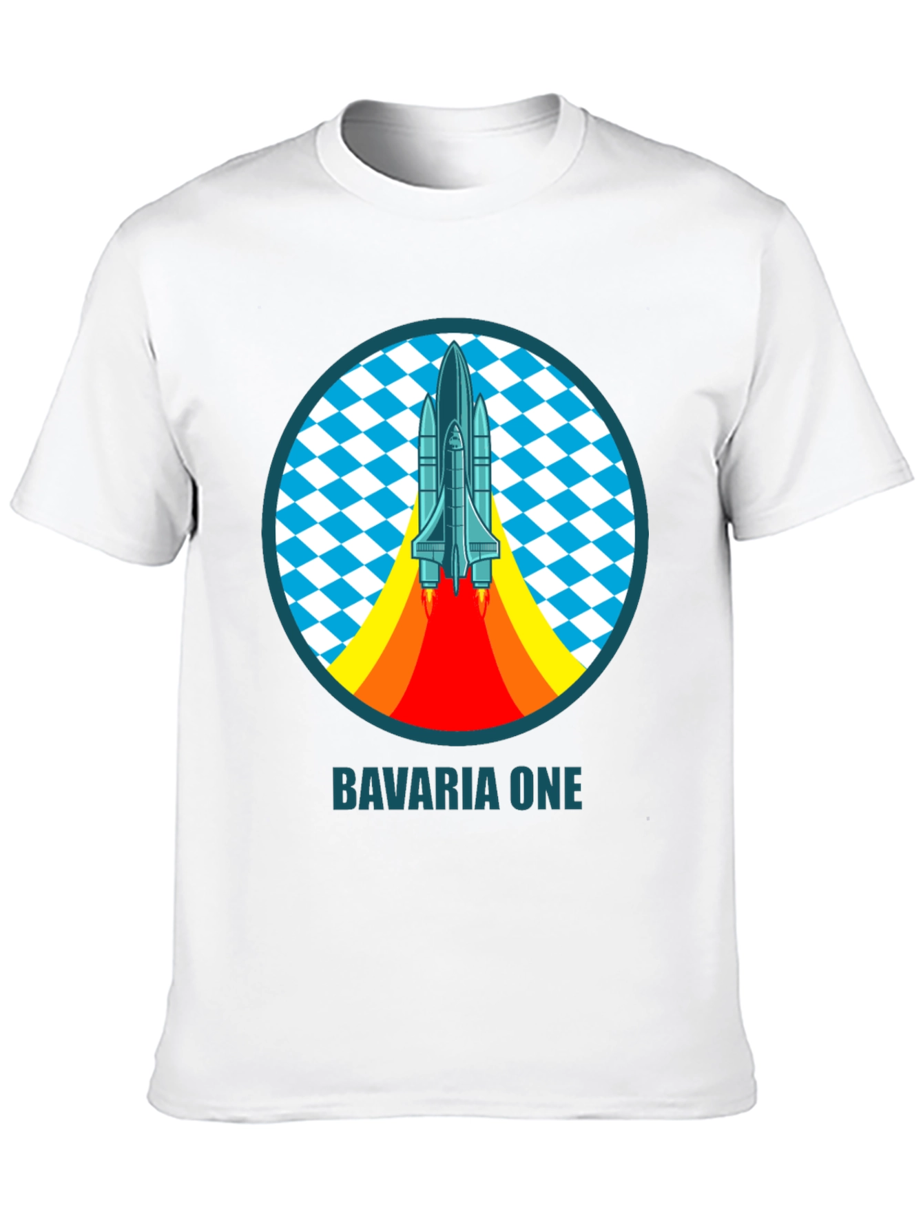 Bavaria One Space Shuttle T-Shirt - Retro Design