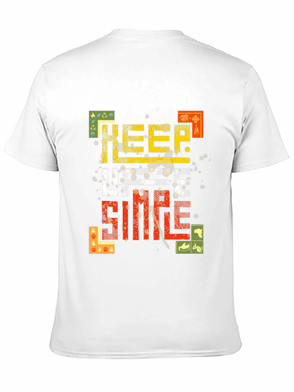 Keep Life Simple Black Graphic Tee