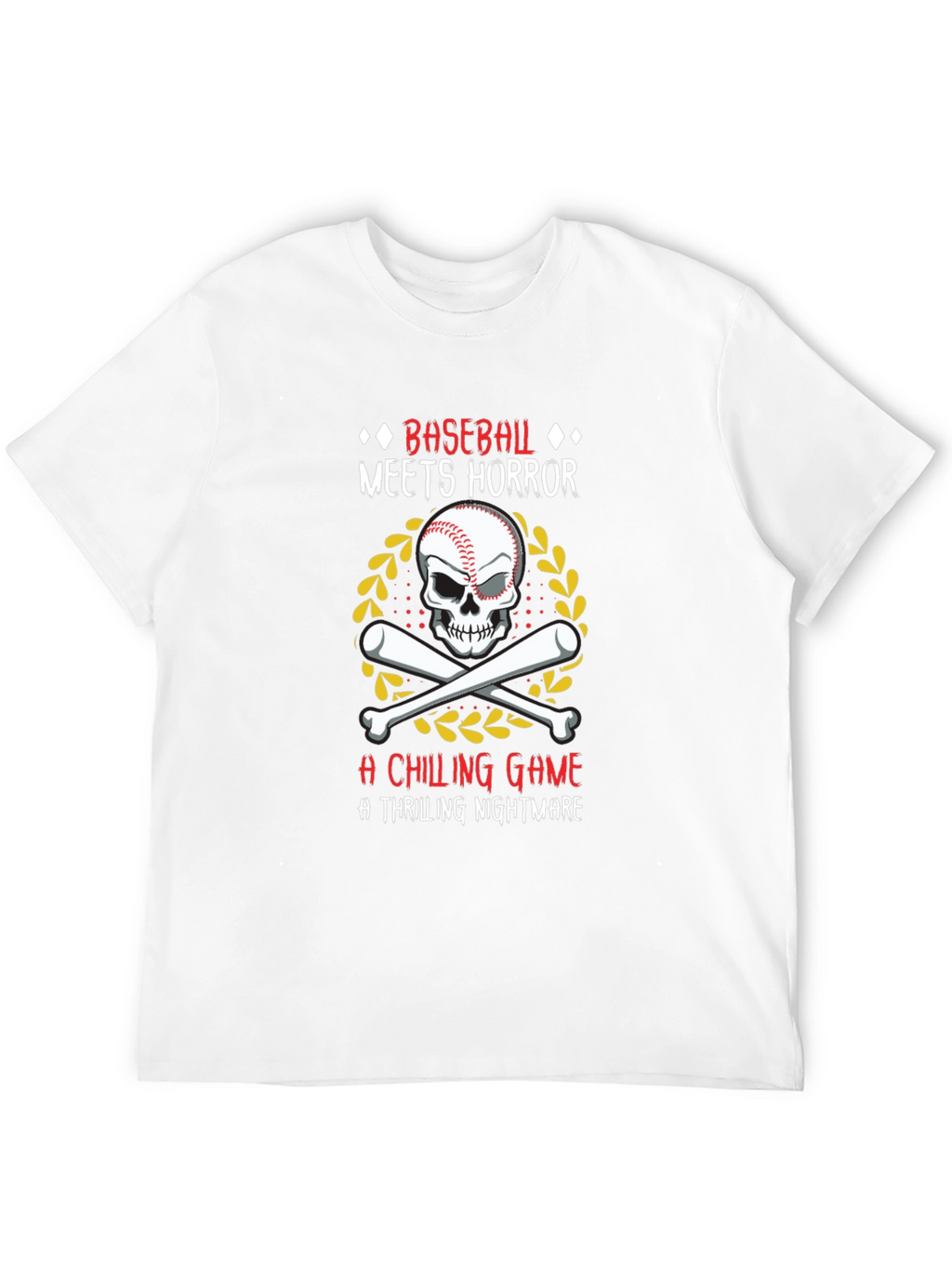Baseball Meets Horror T-Shirt - Chilling Game