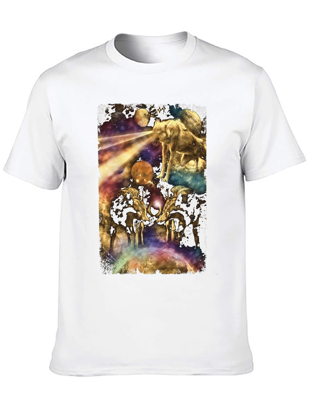 Cosmic Wolves Graphic Tee