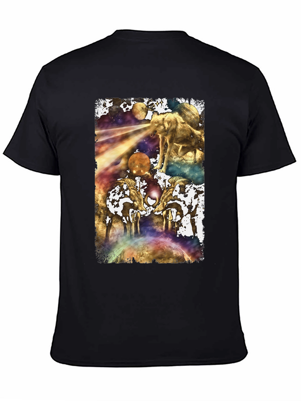 Cosmic Wolves Graphic Tee
