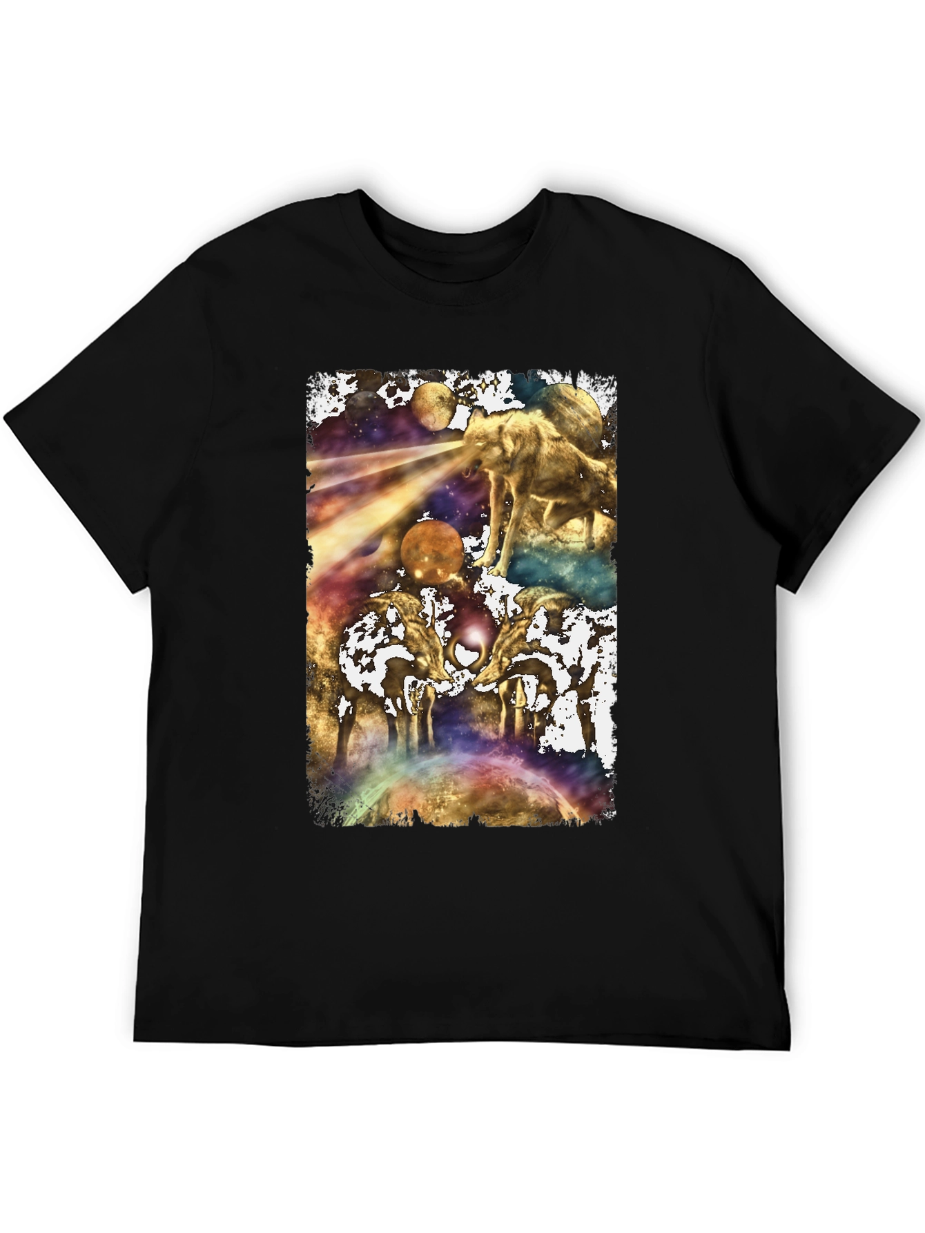 Cosmic Wolves Graphic Tee