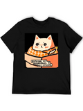 Respect Boundaries Cat T-Shirt