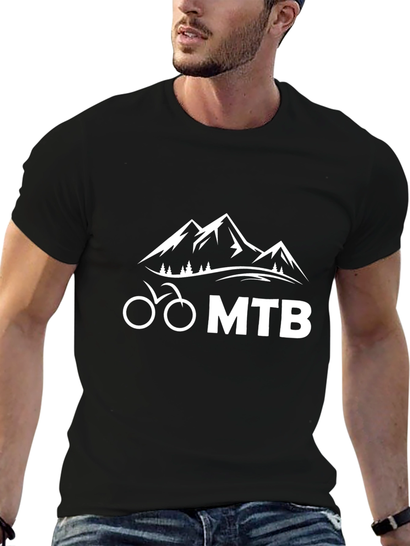 MTB Mountain Bike Graphic T-Shirt - Ride the Trails!