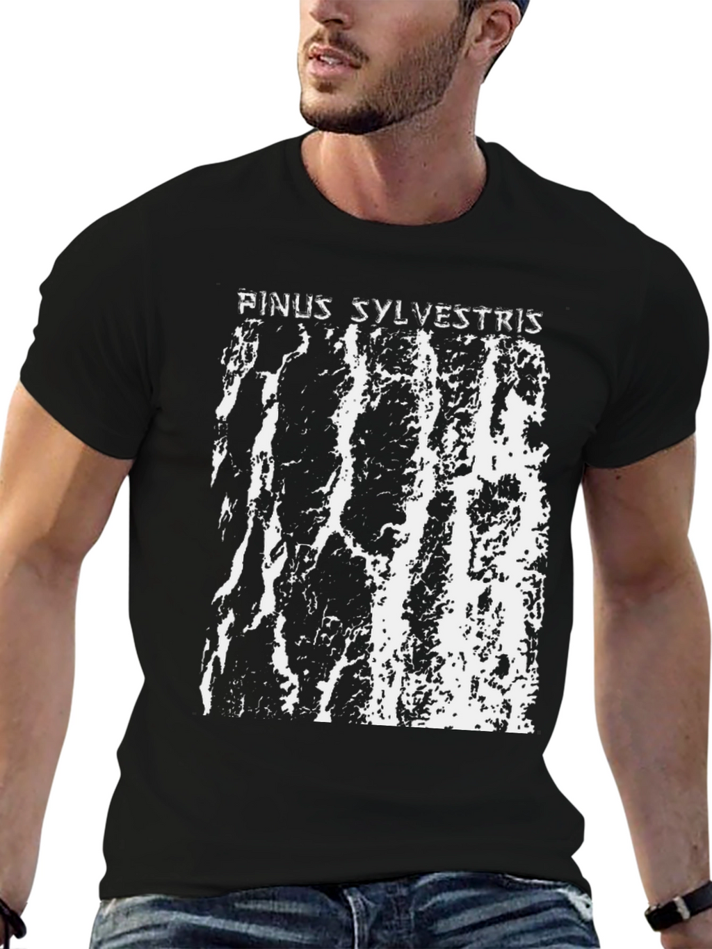 Pinus Sylvestris Graphic Tee - Nature Inspired Shirt