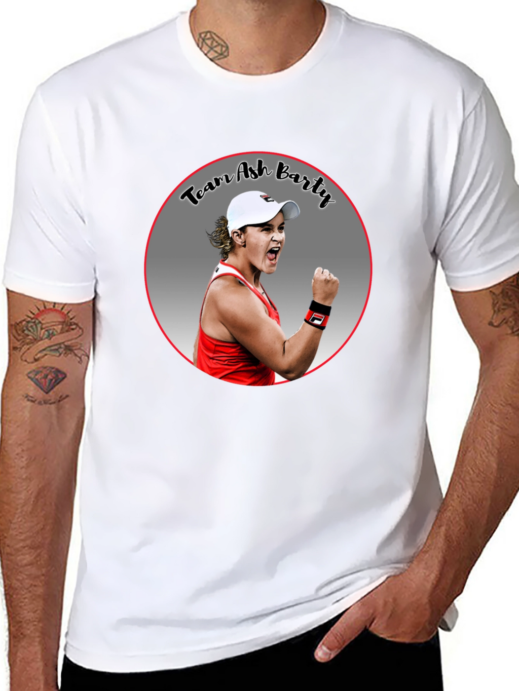 Team Ash Barty T-Shirt Black