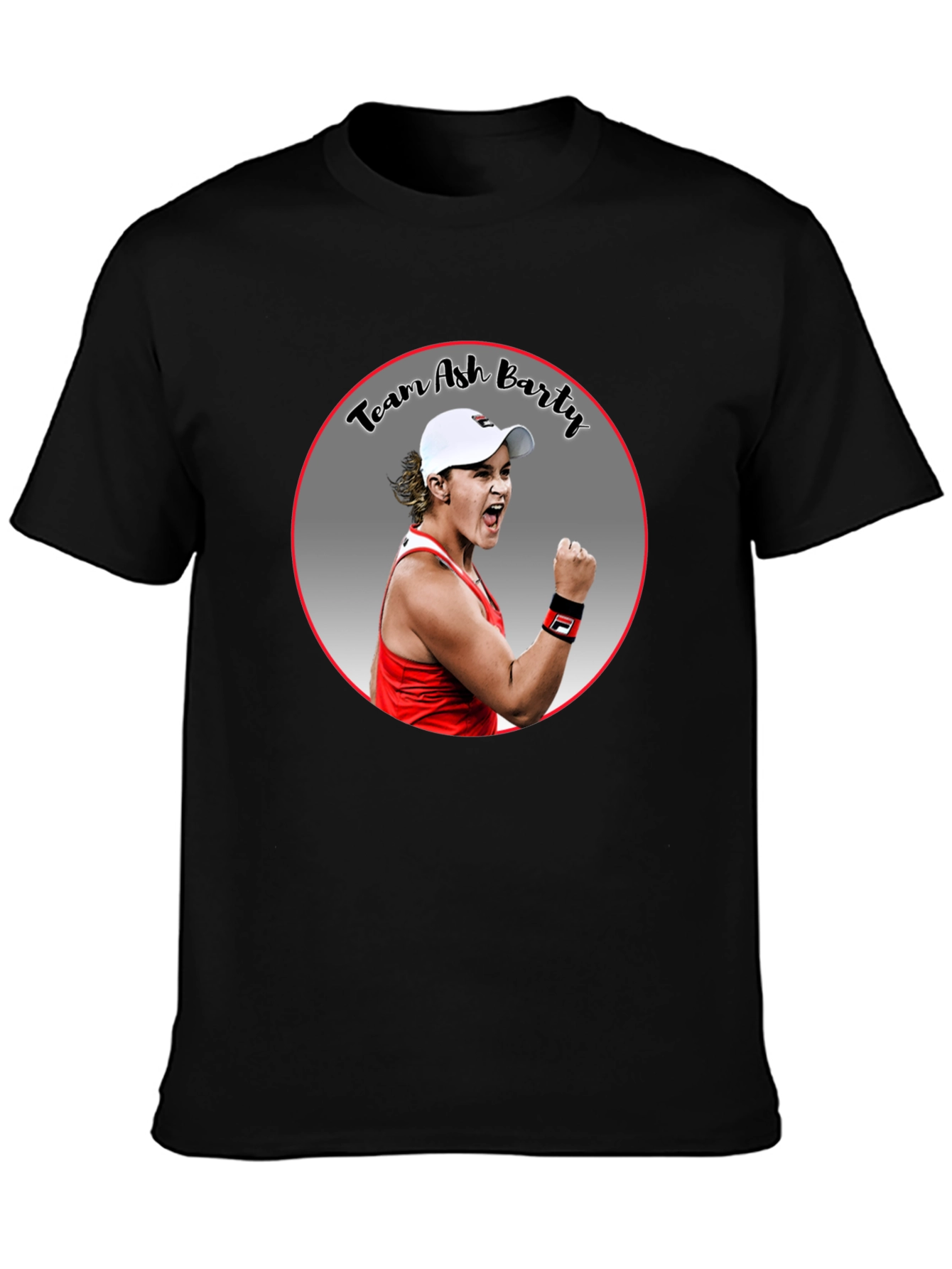 Team Ash Barty T-Shirt Black