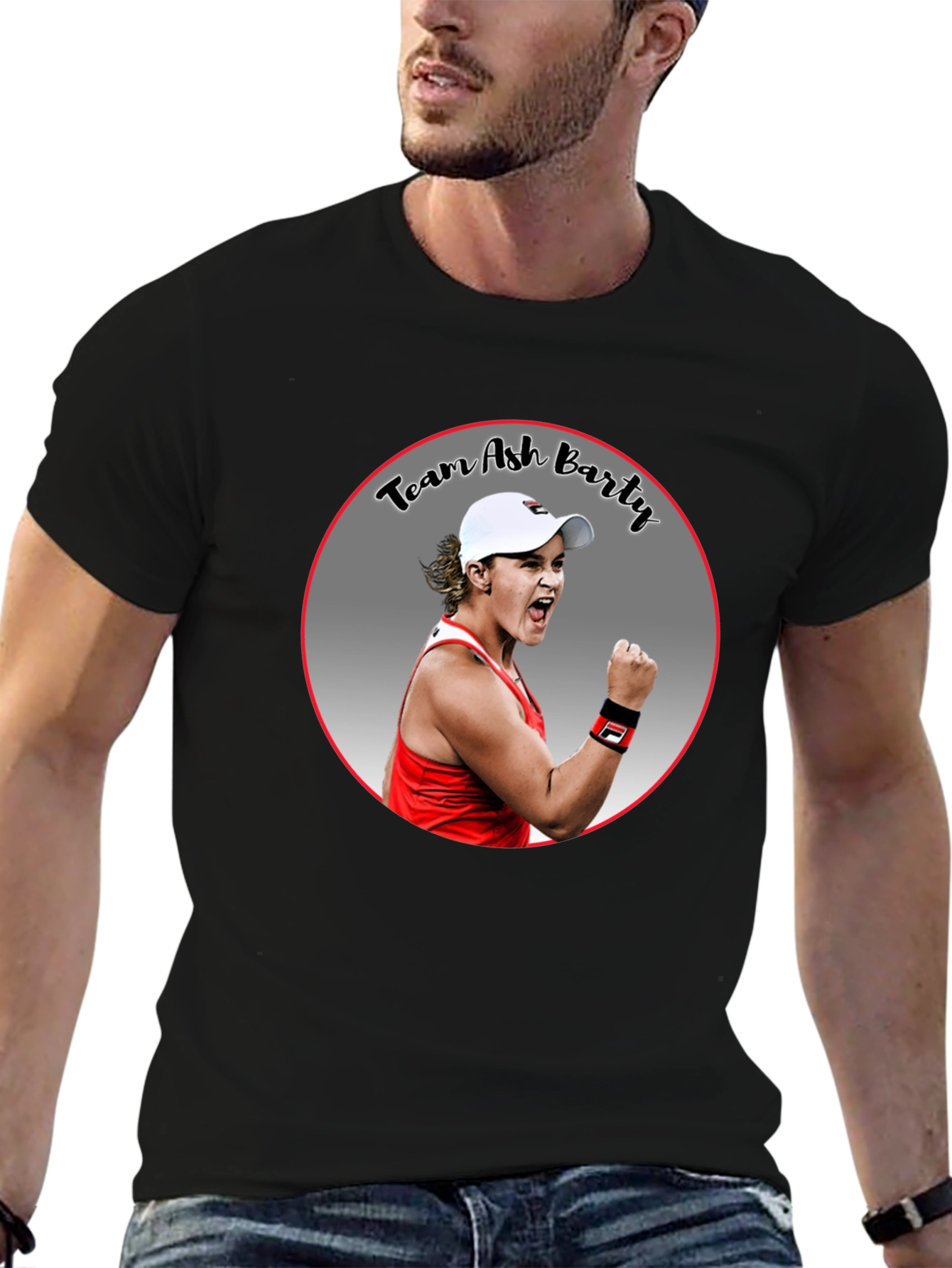 Team Ash Barty T-Shirt Black