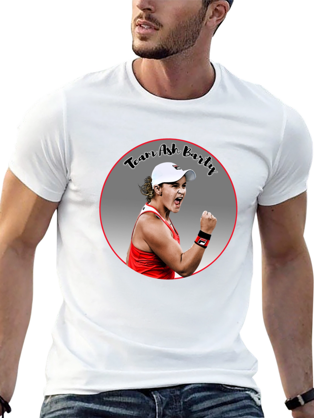 Team Ash Barty T-Shirt Black