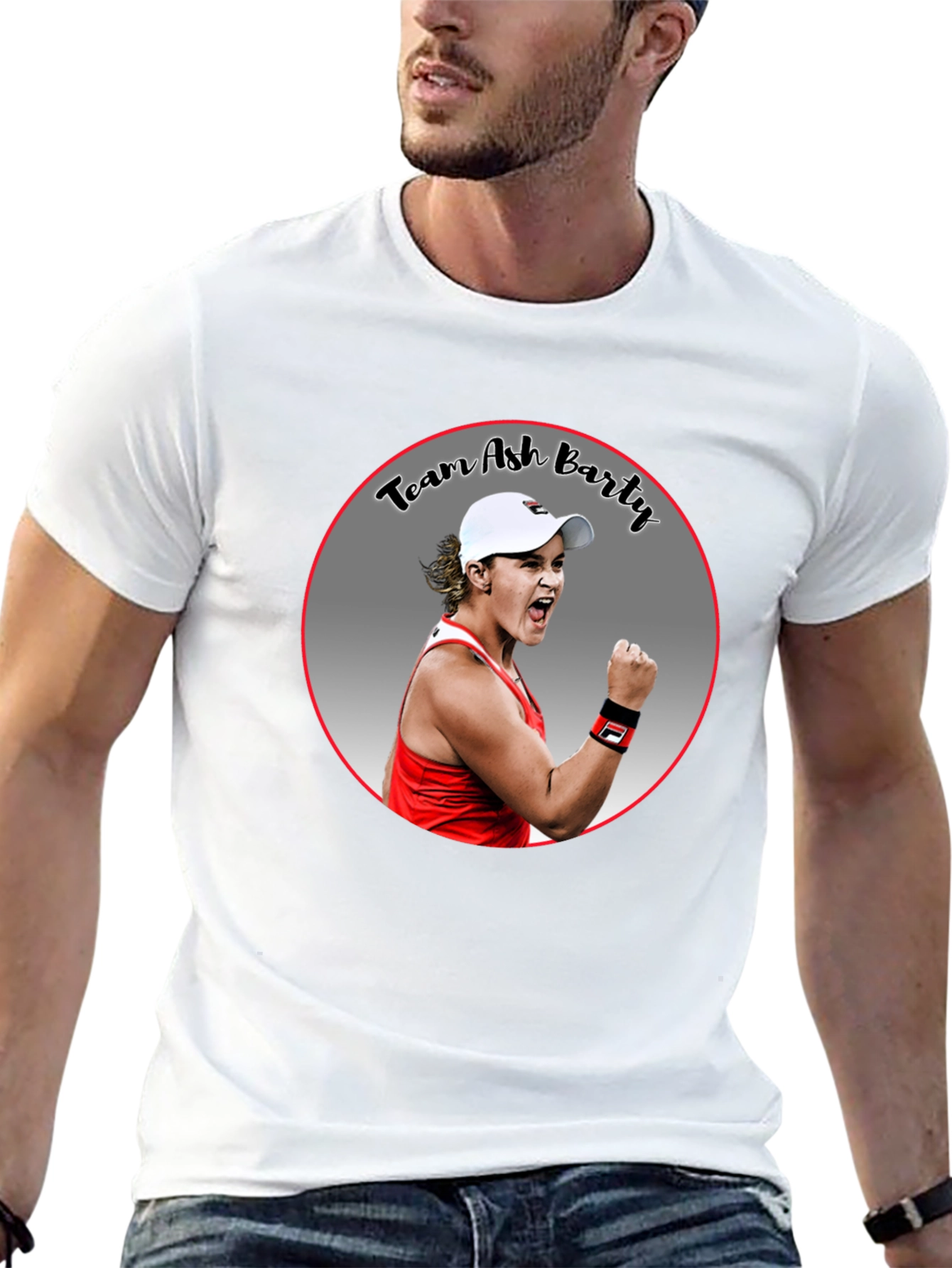 Team Ash Barty T-Shirt Black
