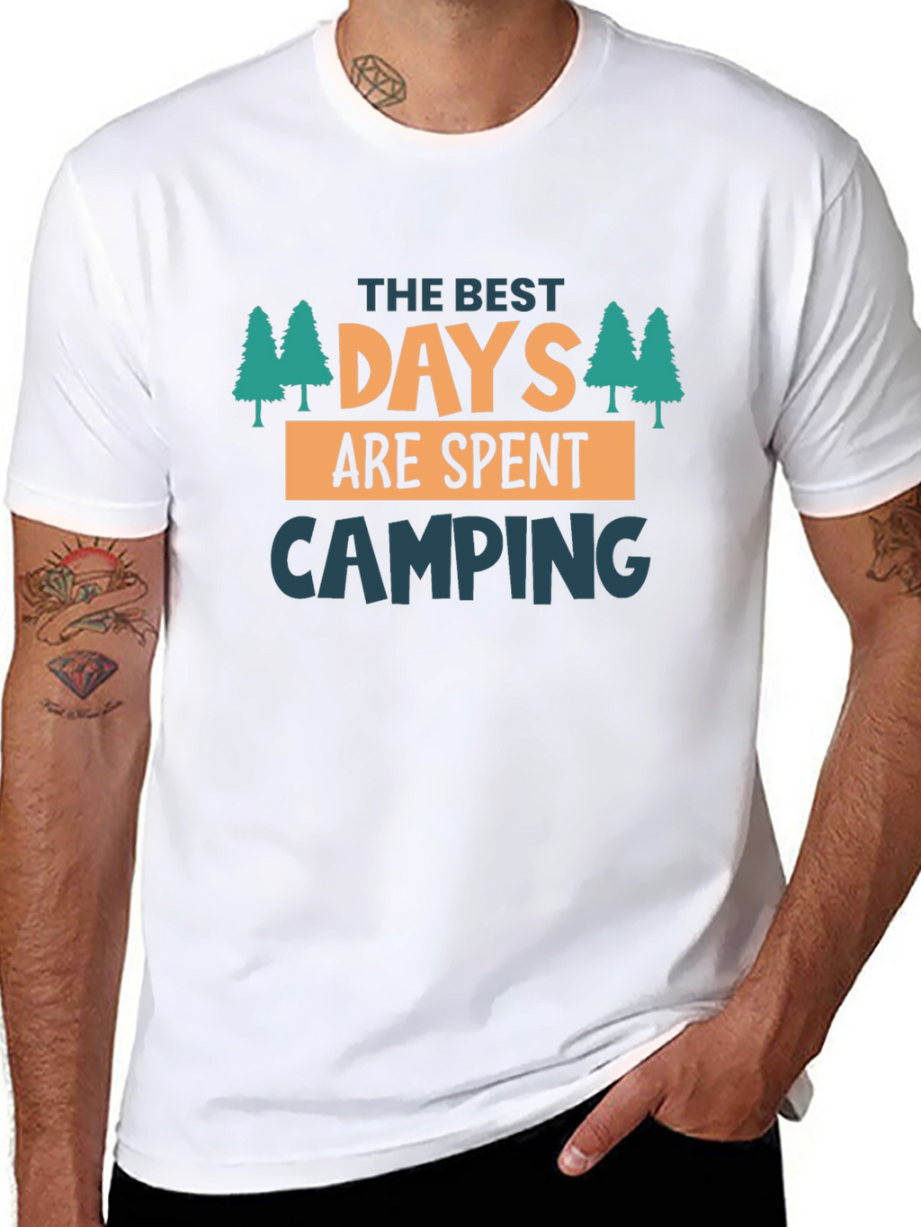 Camping T-Shirt: Best Days Are Spent Camping