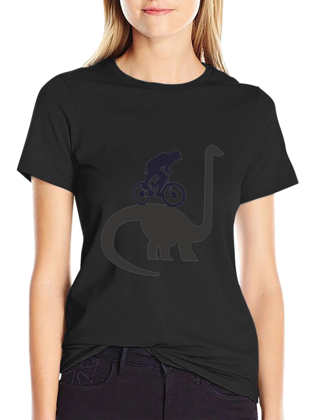Dino Bike T-Shirt - Black