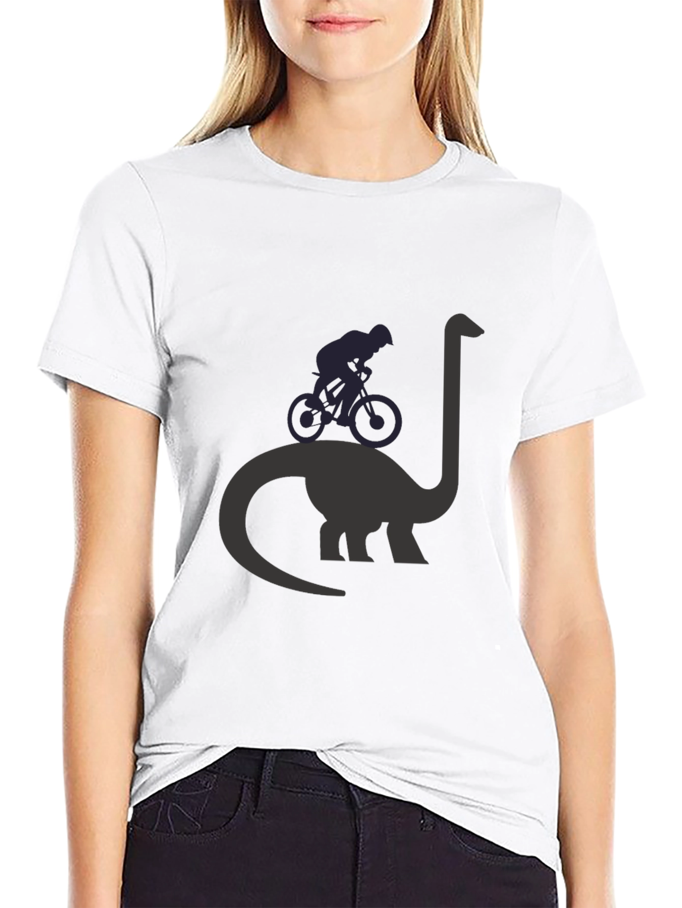 Dino Bike T-Shirt - Black