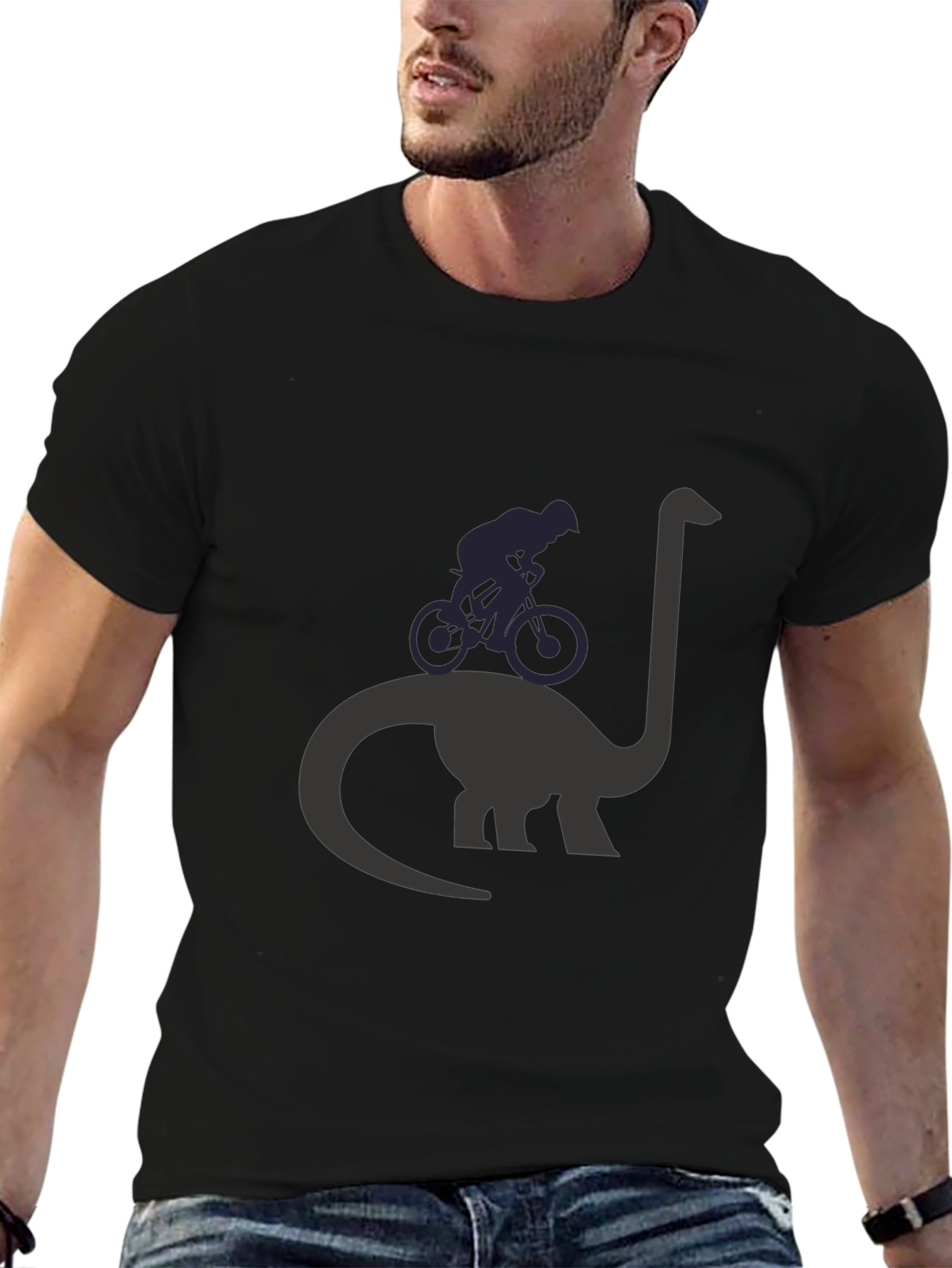 Dino Bike T-Shirt - Black