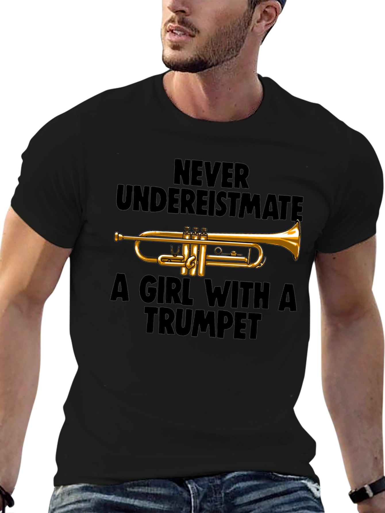 Never Underestimate Trumpet Player T-Shirt