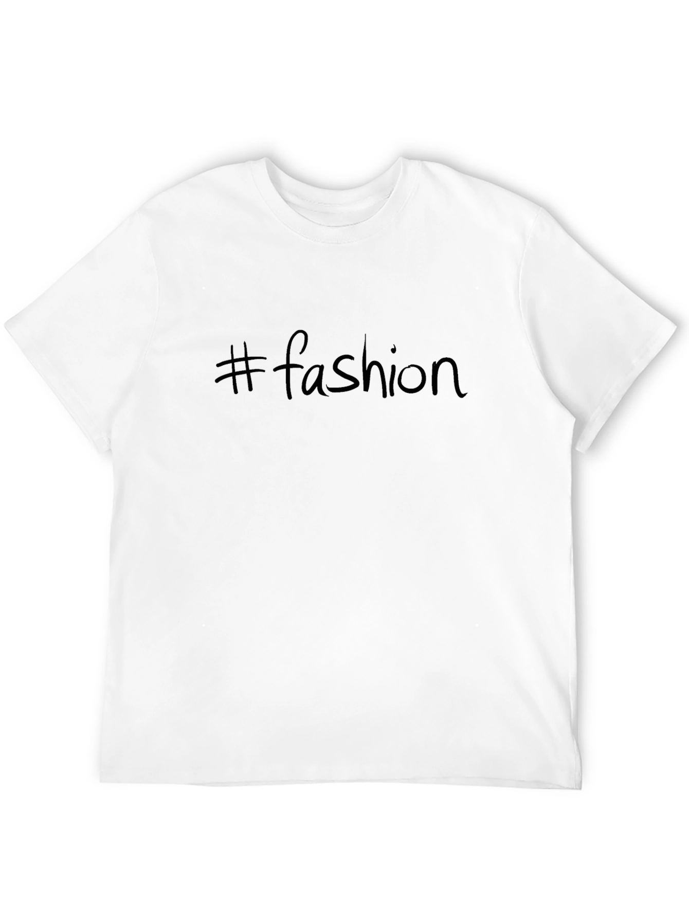 Black #Fashion T-Shirt Trendy Casual Wear