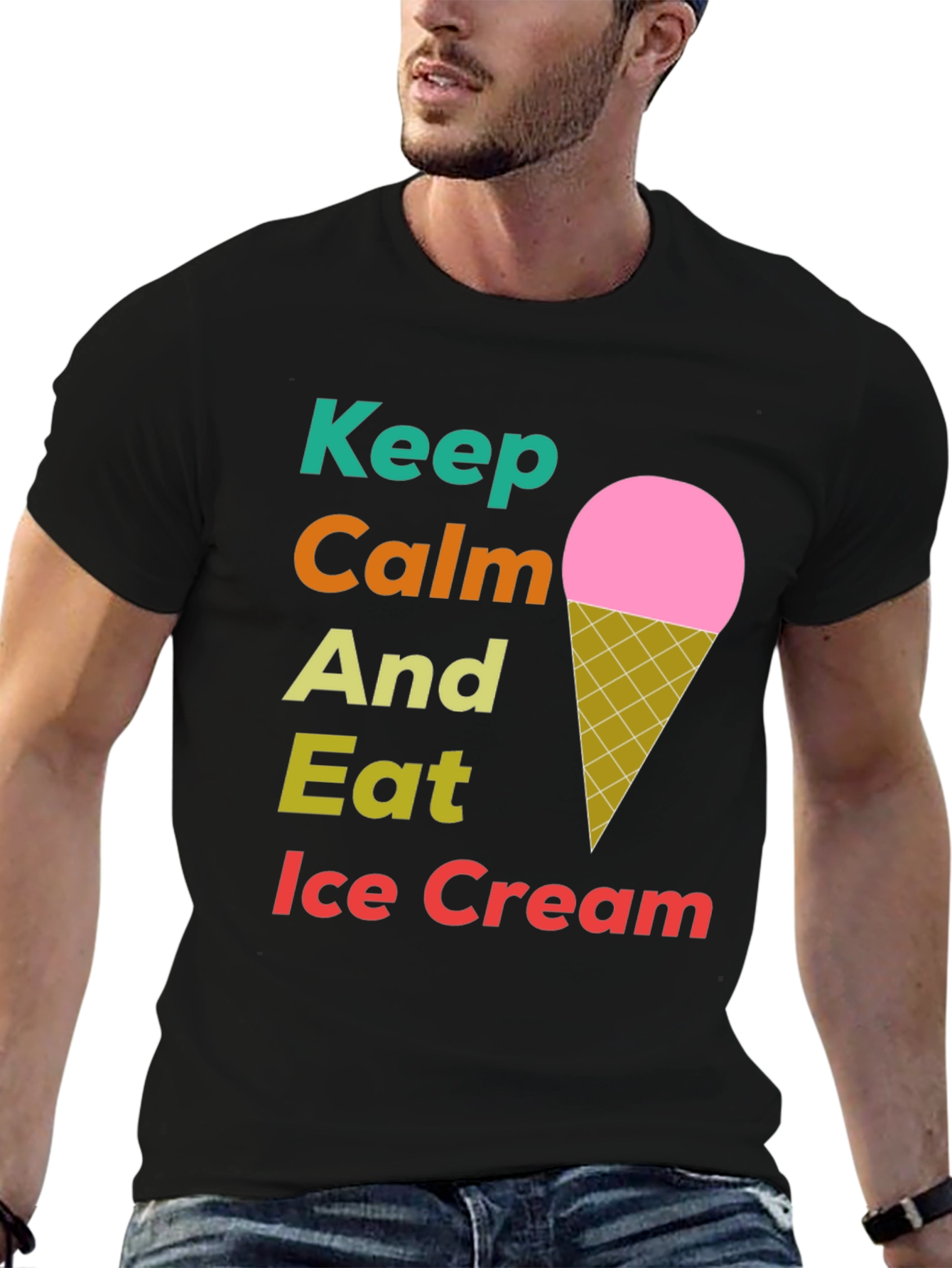 Keep Calm Eat Ice Cream T-Shirt