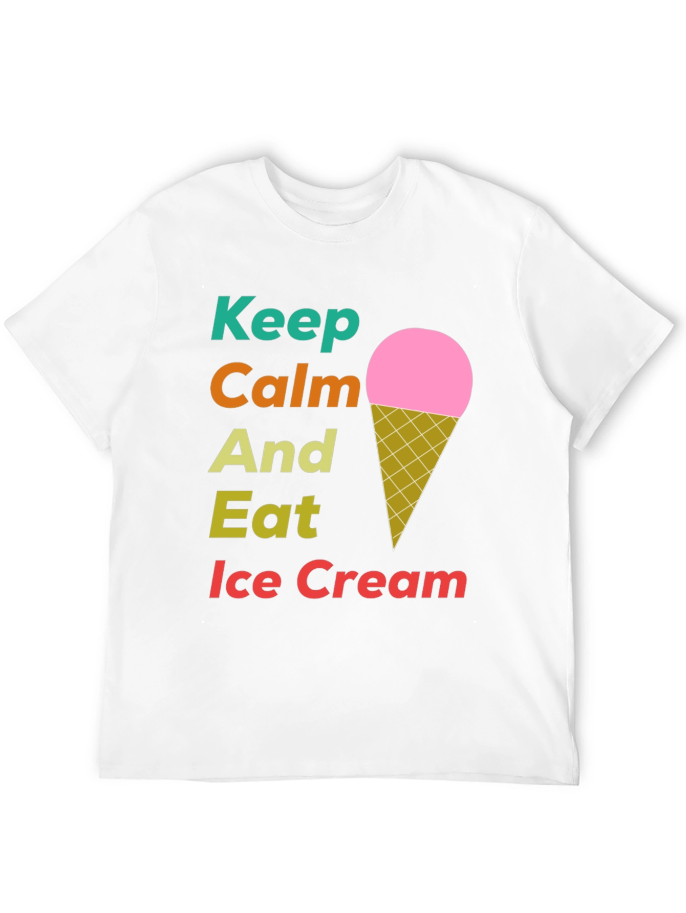 Keep Calm Eat Ice Cream T-Shirt