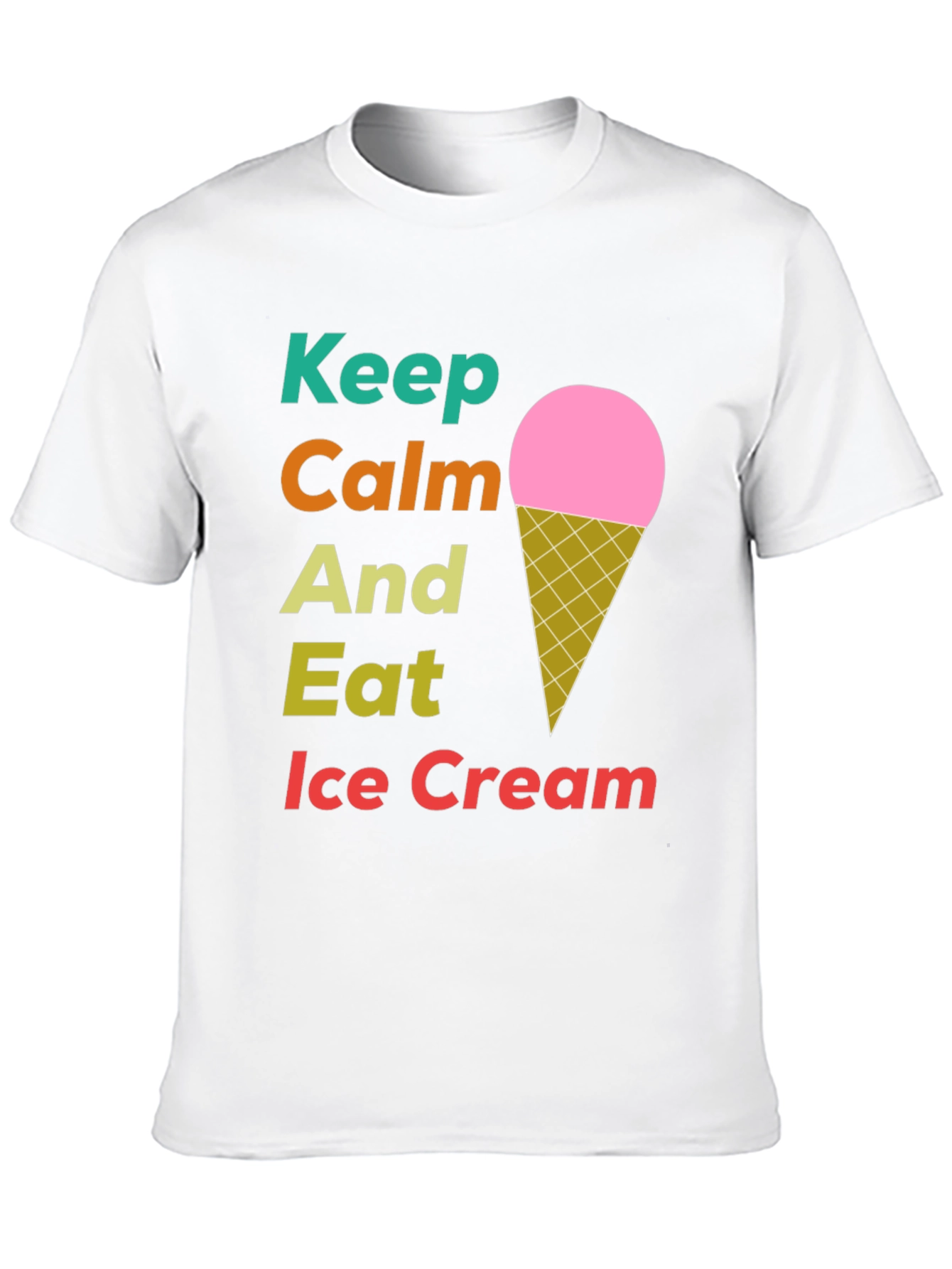 Keep Calm Eat Ice Cream T-Shirt
