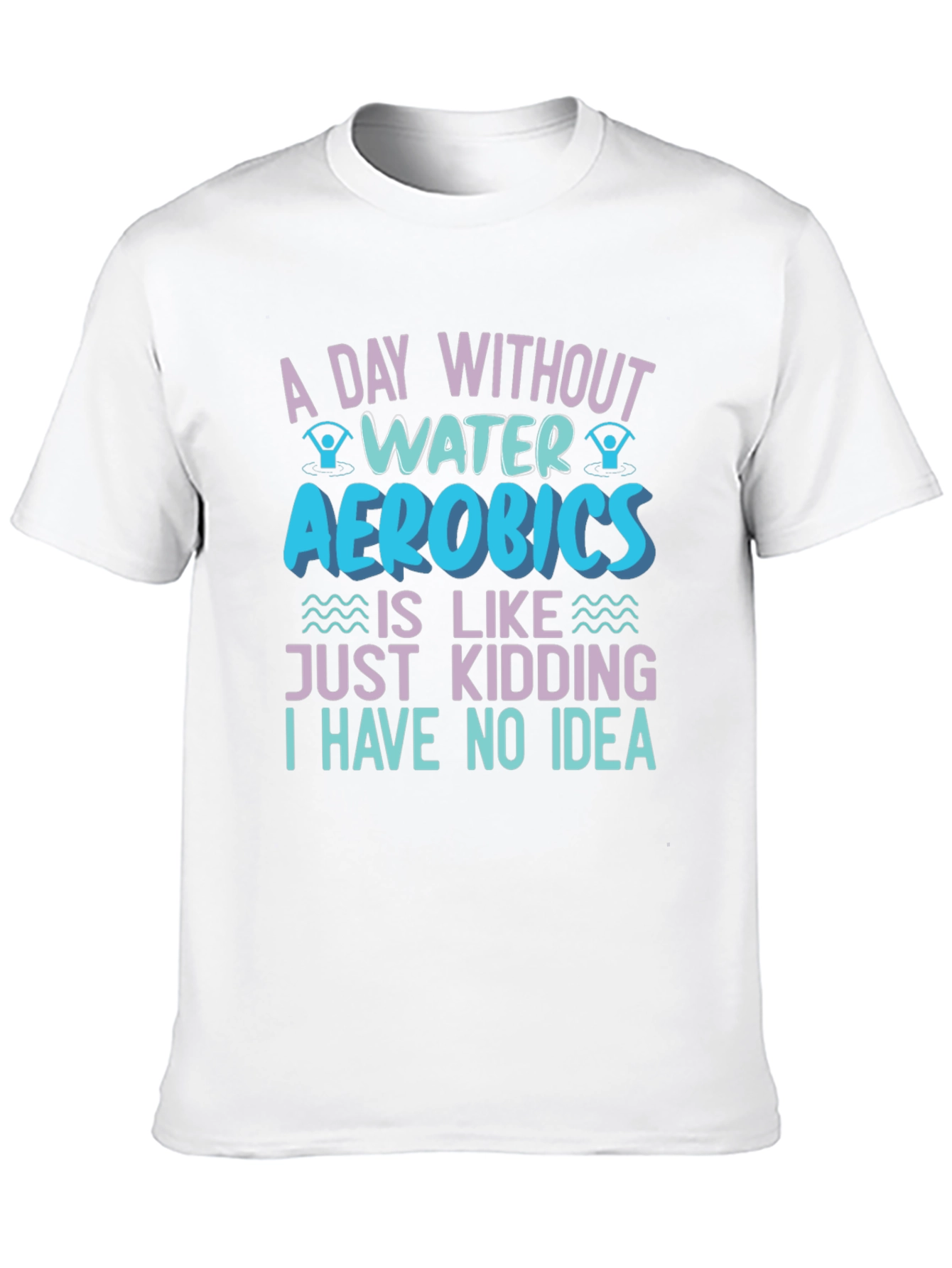 Water Aerobics Graphic T-Shirt - Funny Workout Tee