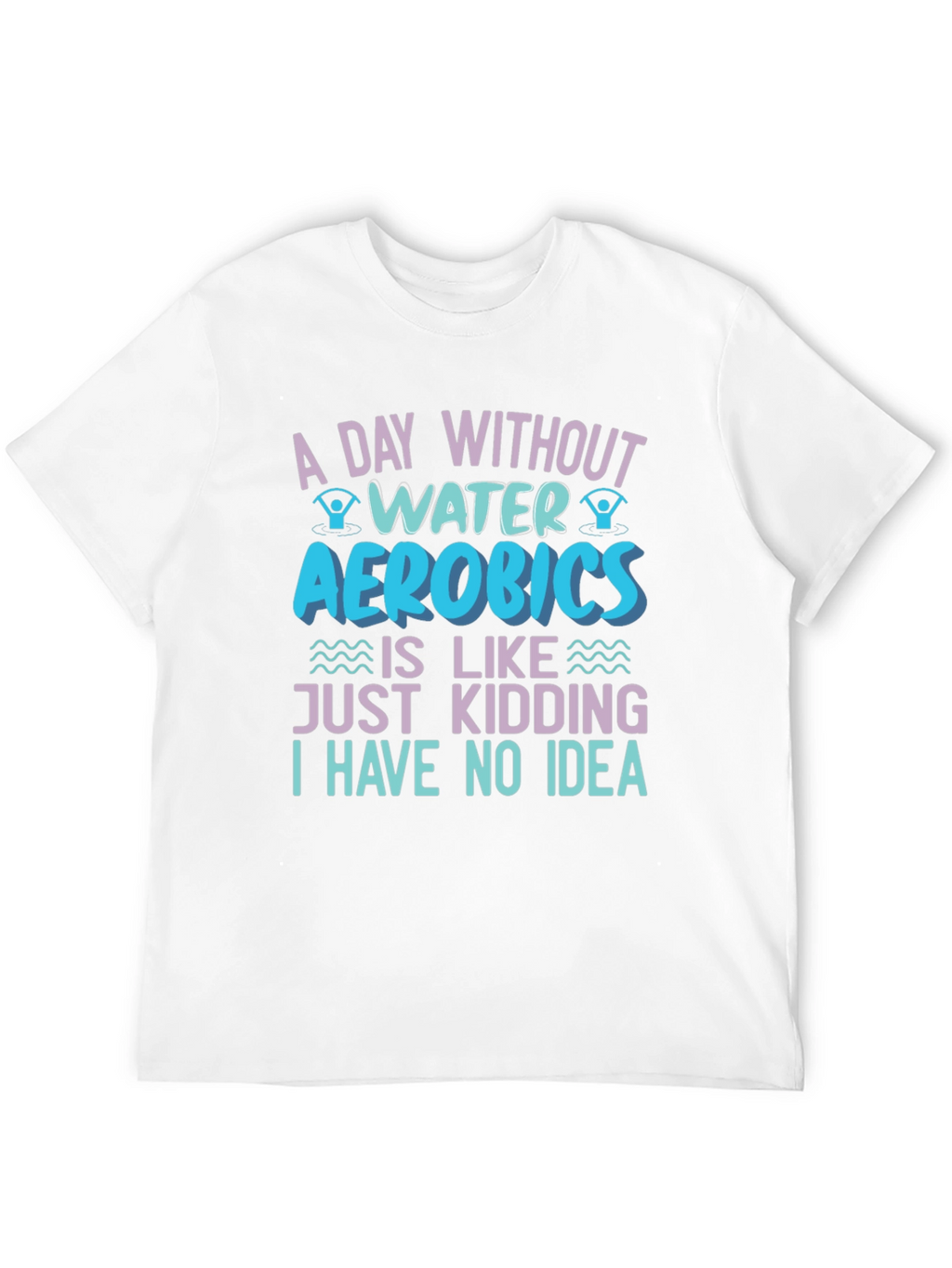 Water Aerobics Graphic T-Shirt - Funny Workout Tee