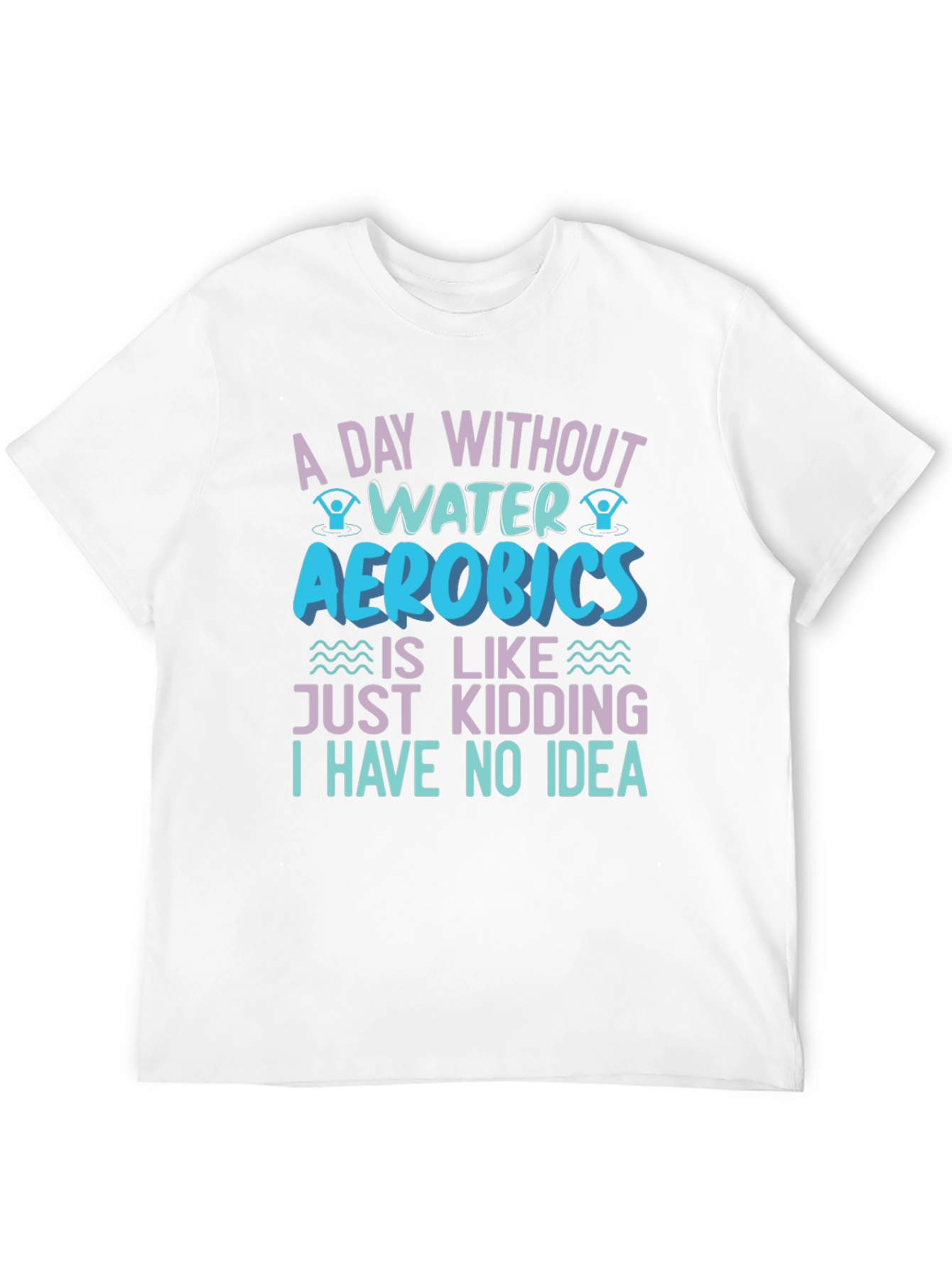 Water Aerobics Graphic T-Shirt - Funny Workout Tee
