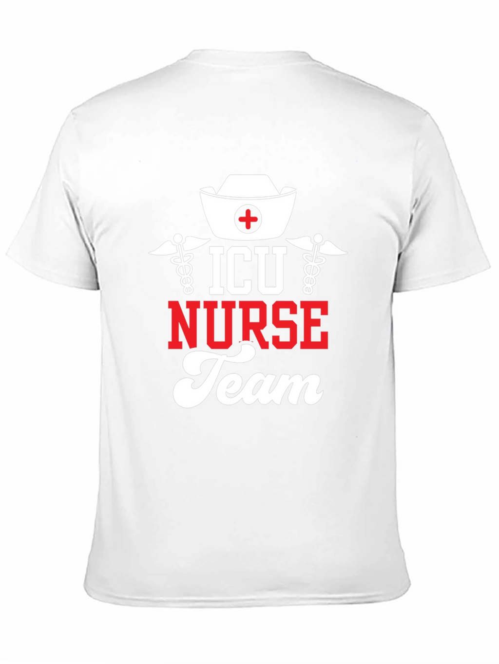 ICU Nurse Team Black Graphic Tee