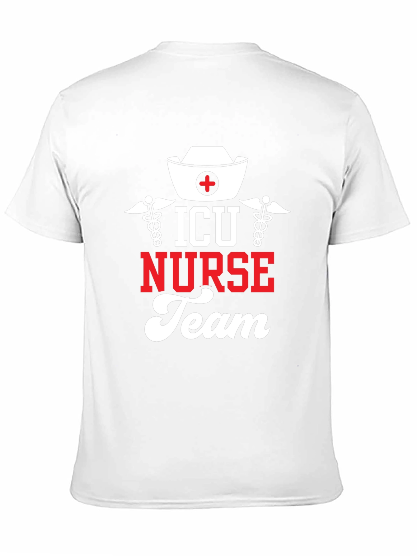 ICU Nurse Team Black Graphic Tee