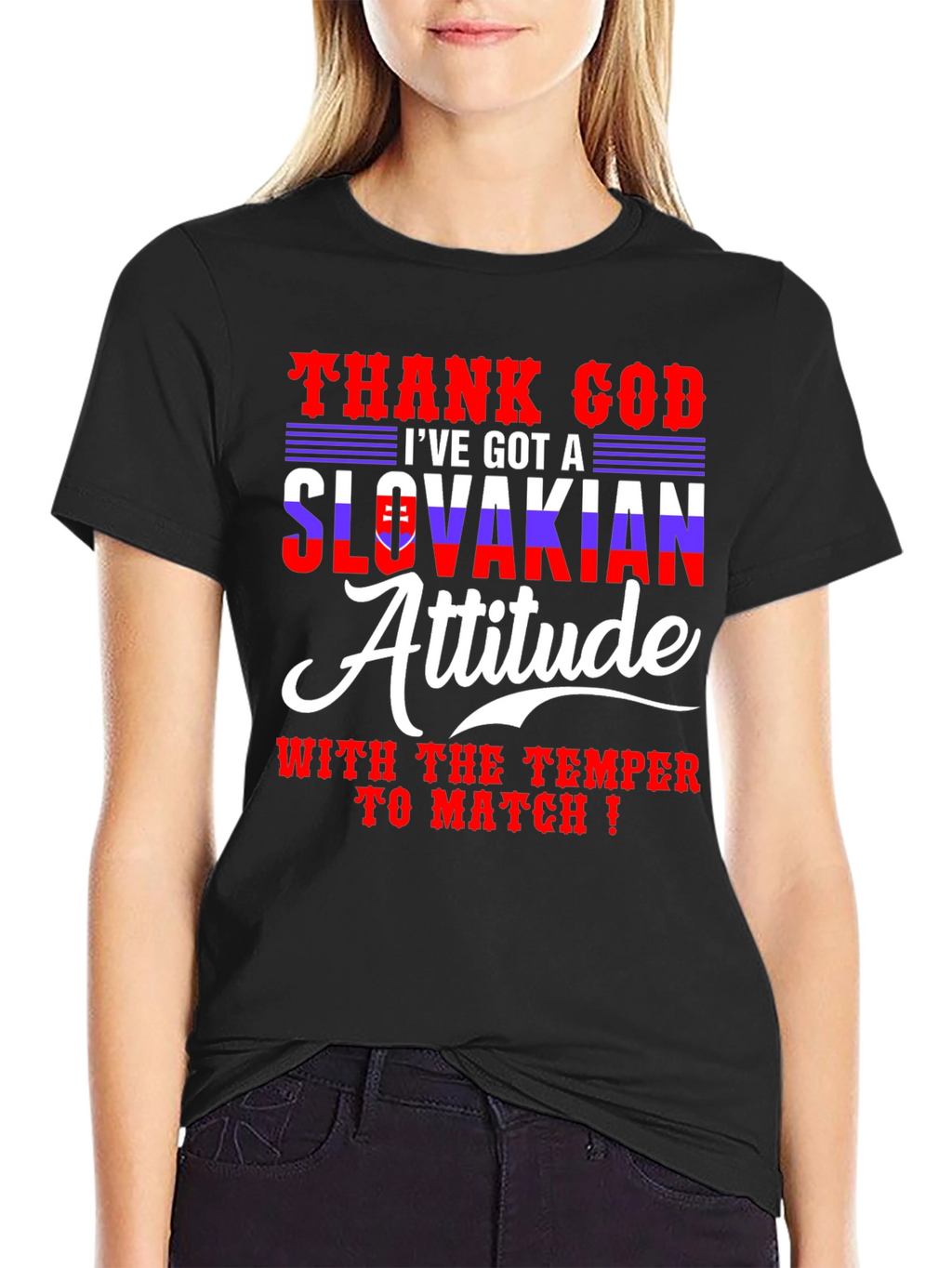 Slovakian Attitude T-Shirt - Funny Temper Tee
