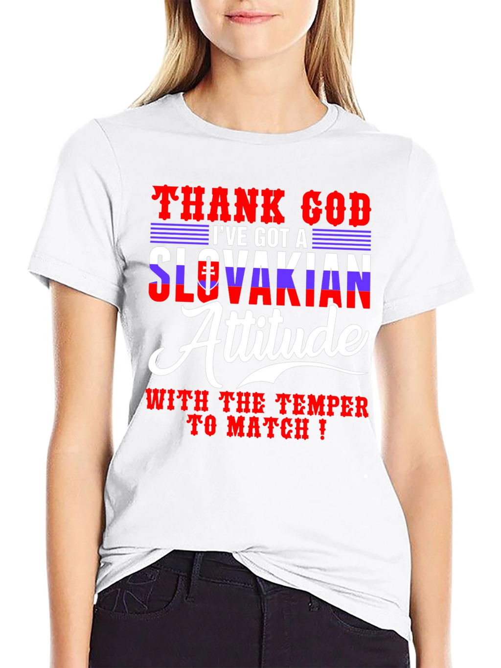 Slovakian Attitude T-Shirt - Funny Temper Tee