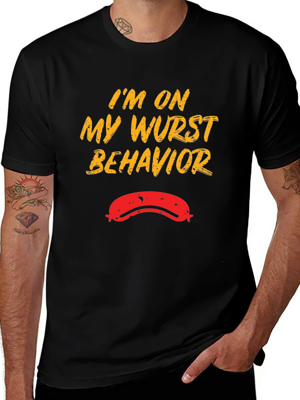 Wurst Behavior Funny Graphic Tee