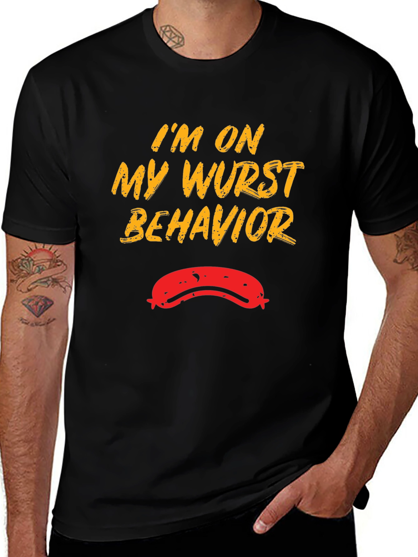 Wurst Behavior Funny Graphic Tee