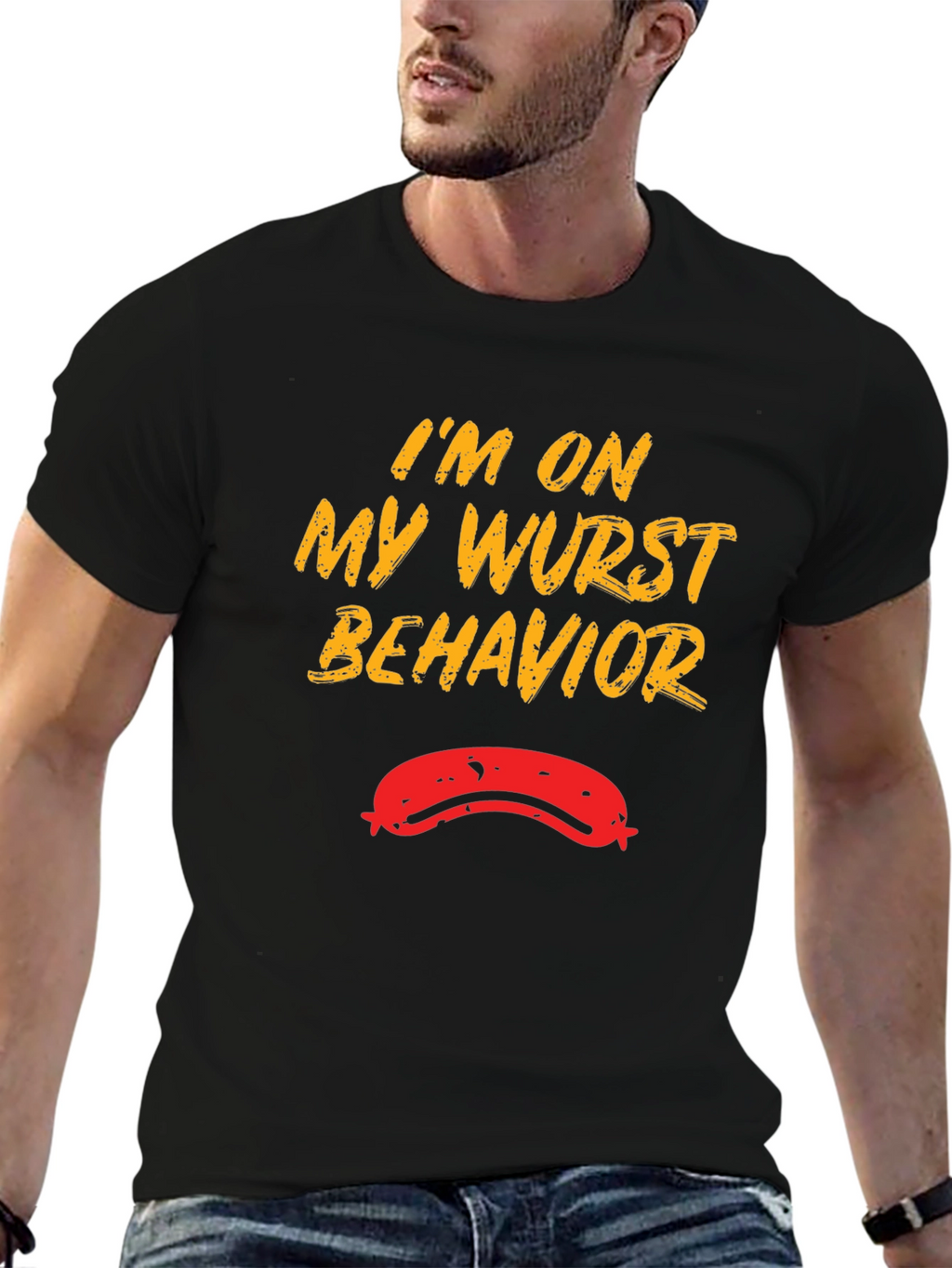 Wurst Behavior Funny Graphic Tee