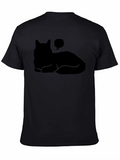 Black Cat Silhouette T-Shirt